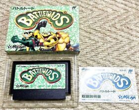 Masaya 1991 Battletoads Nintendo Famicom Retro game Vintage W/box ＆ manual Japan