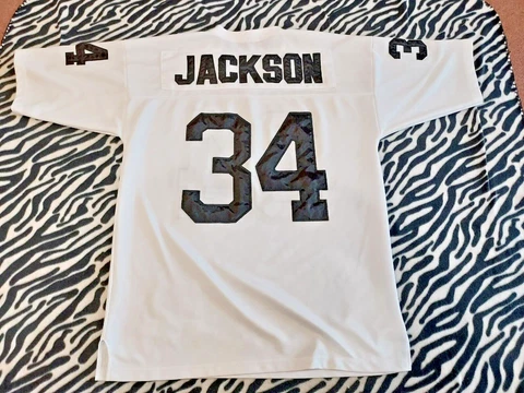 Bo Jackson Jersey Size Large...Stitched Numbers...Nice Used Shape....Free Ship Cover