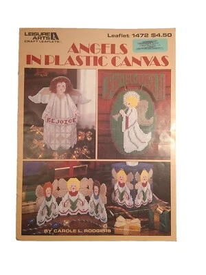 Leisure Arts Angels In Plastic Canvas #1472 © 1993 - Image 1 of 2