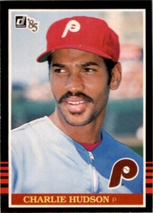 1985 Donruss Charlie Hudson 102 Baseball Cards #355