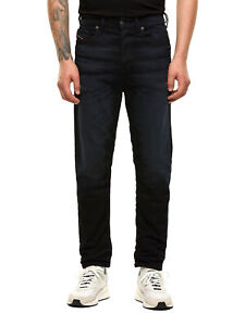 Diesel - Mens Tapered Fit Low Crotch Cropped Jeans - D-Vider 084AY