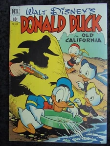 FOUR COLOR #328 DONALD DUCK IN OLD CALIFORNIA DELL GOLDEN AGE BARKS HIGH GRADE! - Picture 1 of 3