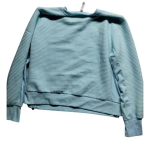 Hillcrest Damen Sweatshirt Struktur hellblau XXL mit seitlichen Reißverschlüssen - Bild 1 von 7