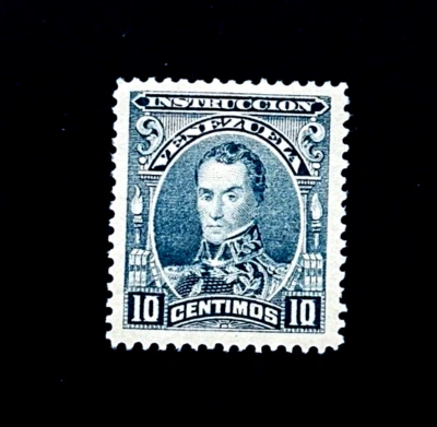 Sello VENEZUELA - 1904 Simón Bolívar 10c # AR29 Impuestos Fiscales MH   Foto 1 de 2