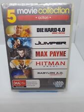 5 MOVIE COLLECTION - Action (DVD) Inc Die Hard 4.0 / Max Payne / Jumper Region 4