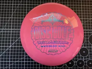 INNOVA STAR ROADRUNNER 173.33 GRAMS BRIGHT HOT PINK w/BLUE FOIL WATERLOO STAMP - Picture 1 of 2