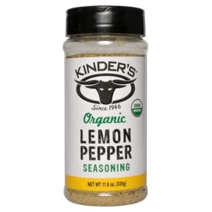 Organic Lemon Pepper Seasoning, 11.8 OZ, One Pack - Picture 1 of 12