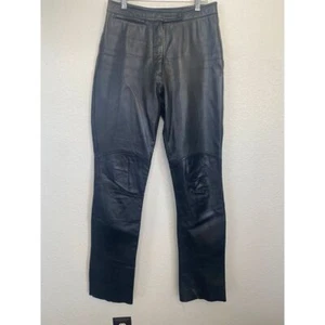 Wilson's Leather Maxima high waisted bootcut pants Size 6Vintage 90's - Picture 1 of 6