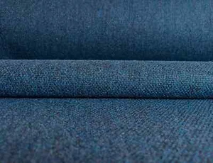 3.875 yd Camira Main Line Flax Brompton Blue & Gray Woven Wool Upholstery Fabric - Picture 1 of 9