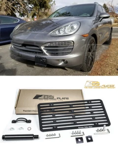 EOS Full Sized Front Tow Hook License Plate For 11-14 Porsche Cayenne 958.1 - Picture 1 of 12