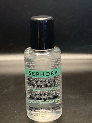 Sephora Triple Action Cleansing Micellar Water TRAVEL/Mini Size 0.84oz Brand New - Image 1 of 4