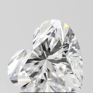 1.80 CT Heart Shape CVD Lab Grown Diamond For Engagement Ring - Picture 1 of 5