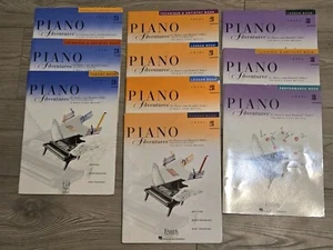 Piano Adventures Lot Of 10 Level 2A, 2B, 3B Music Lesson Books Learning Teaching - Picture 1 of 2