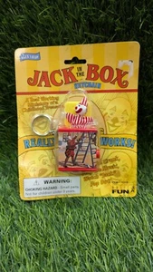 1998 Basic Fun Jack In The Box Keychain New In Package - Picture 1 of 2