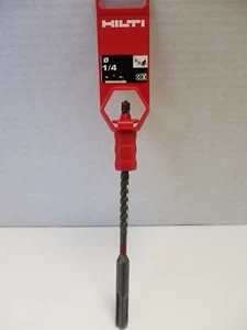 Hilti Masonry Drill Bit with SDS Plus Shank - TE-CX 1/4" x 6" - #435000 - Picture 1 of 5