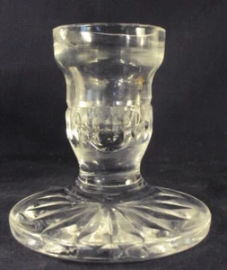 Waterford crystal single candlestick cut glass signed - Picture 1 of 3