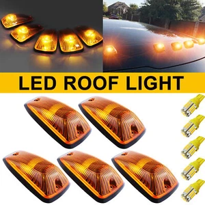 5x marcador de cabina luz de techo ámbar LED lámpara de marcha para camioneta Chevy GMC 88-02 - Imagen 1 de 11