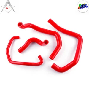 Red For Kawasaki Ninja ZX6R ZX-6R 636cc/ ZX 636 2005 2006 Silicone Radiator Hose - Picture 1 of 7