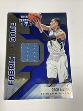 2015-16 Totally Certified - ZACH LAVINE Fabric of the Game Materials Blue 05/49