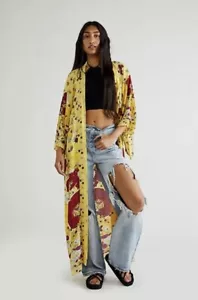 Maxi kimono estampado floral girasol amarillo Free People Hidden Hills con estampado floral - Imagen 1 de 8