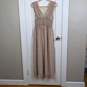 Max Studio | Floral Empire Waist Maxi Dress Size Medium - Picture 1 of 8
