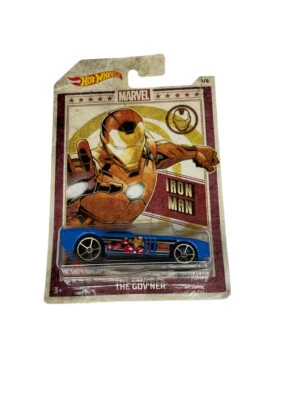 New In Package Hot Wheels Marvel Ironman The Gov’ner Mattel Collectible Car - Image 1 of 4