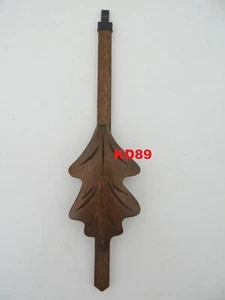 Balancier pour horloge pendule coucou feuille de chêne Moyen Modèle Marron foncé - Picture 1 of 1