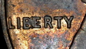1960-D Small Date Lincoln Memorial Cent "BIE" Die Chip - Picture 1 of 4