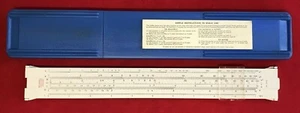 Vintage Blundell Slide Rule Boxed Surveying Made England S143-10 - Picture 1 of 4