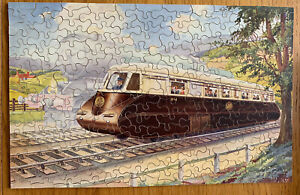 Vintage GWR Jigsaw Puzzle The Streamlined Way Chad Valley Immaculate Condition
