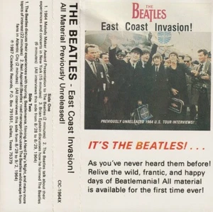 The Beatles - East Coast Invasion Audio Cassette - Picture 1 of 3