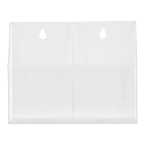 Wall Mounted Acrylic Storage Box Remote Control Holder Organizer For Bedside - Picture 1 of 20