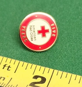 American Red Cross Five Years Pin - Picture 1 of 2