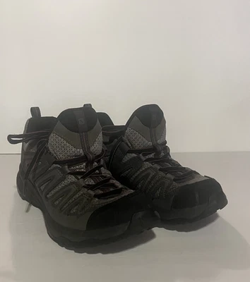 Salomon Zapatos de Senderismo para Mujer Talla 7.5 Gris Trail Comfort Tenis al Aire Libre Foto 1 de 4