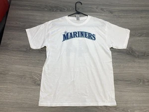 Camiseta de béisbol blanca Rodríguez de los Seattle Mariners talla XL juvenil 44 MLB - Imagen 1 de 6