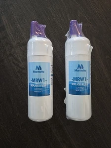 Paquete de 2 filtros para refrigerador Marriotto MRW1 reemplaza el filtro EDR1RXD1 WHR1RXD1 - Imagen 1 de 2
