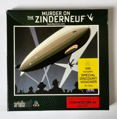 Commodore 64 Murder on the Zinderneuf Disk game by Ariolasoft - Tested Working - Image 1 of 4