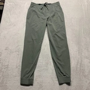 Lululemon ABC Jogger Mens L Performance Pants Stretch Green 30" Inseam EUC - Picture 1 of 7
