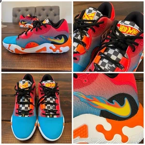 Nike PG 6 NRG x Hot Wheels Basketball Shoes Sz 12 Men's RARE DH8446-400 - Picture 1 of 9