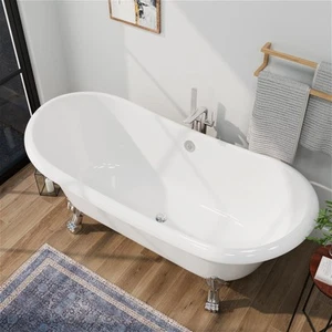 Mokleba 67" x 31'' Acrylic ClaWfoot Freestanding-Soaking - Picture 1 of 5