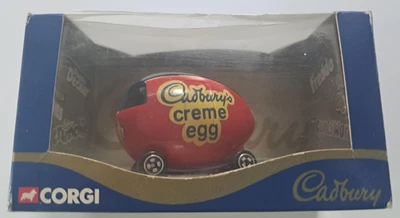 CORGI CADBURYS CREME EGG CAR - NEW IN DAMAGED BOX - 1998 - Image 1 of 4