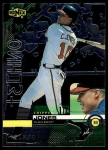 1999 UD Ionix #R64 Chipper Jones Atlanta Braves NM+ - Picture 1 of 2