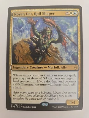 Noyan Dar, Roil Shaper (216/274) - Battle for Zendikar - Rare - Image 1 of 2