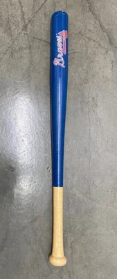 Vintage 1993 ATLANTA BRAVES Baseball MLB Blue Mini Bat Hutch Sports 26” Long - Image 1 of 4