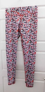 Terez Disney Mickey Mouse Leggings M RED - Picture 1 of 6