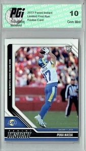 Puka Nacua 2023 Panini Instant #125 Rewrites Record Book Rams Rookie Card PGI 10 - Picture 1 of 1