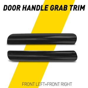2pcs For Escape Ford 13-19 Front Left Right Door Handle Grab Molding Trim Black - Picture 1 of 9