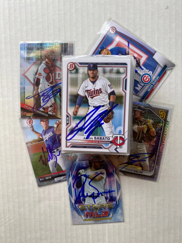 IP Auto S - Z In Person Signed Topps Bowman Heritage Pro Debut Insert Cards - Image 1 of 1