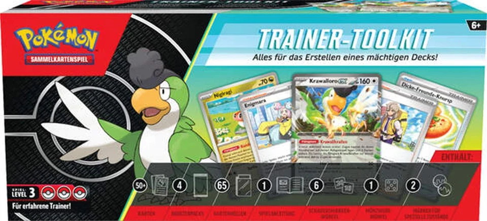 POKEMON 45905 Pokémon Trainer-Toolkit 2024 DE MBE3 Sammelkarten