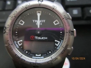 RELOJ TISSOT T-TOUCH HOMBRE CRONO MULTIFUNCIÓN ZAFIRO S/S T0474201705100 NUEVO - Imagen 1 de 7